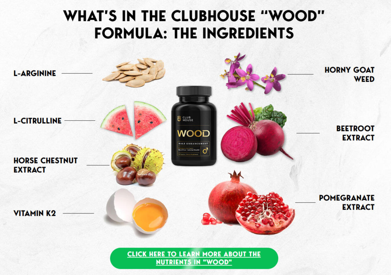 Clubhouse Wood Ingredients